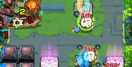 ブロックとの間で弱点を攻撃