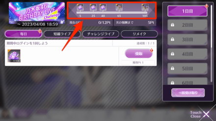 乃木坂46 BIRTHDAY LIVE DAY2Challengeの進め方