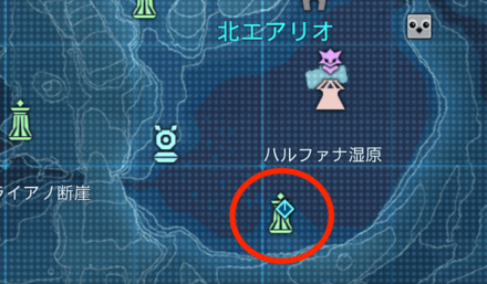 北エアリオ板操（Stage_1）のマップ