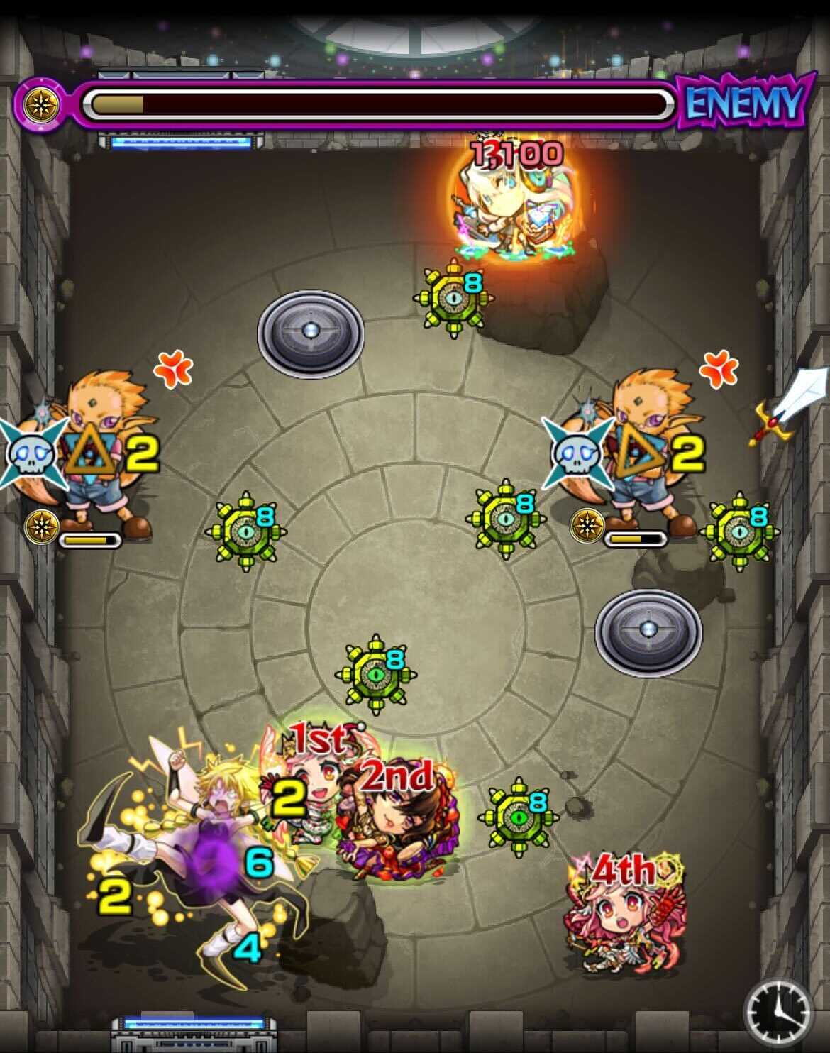 ラミリス ステージ3 ドクロ処理後