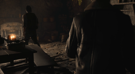 家に入り中を探索して奥の部屋でイベント発生