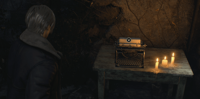 タイプライターを見つけたらこまめににセーブ