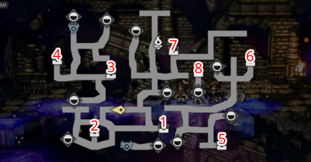 勇界の回廊 -3層- 宝箱 位置