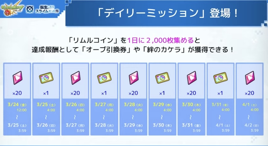 デイリーミッション