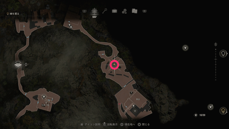 家紋がある場所のマップ