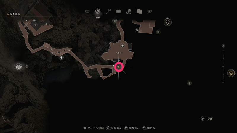 青いメダリオンの破壊2の受注場所マップ