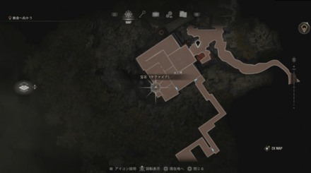 サファイアのマップ