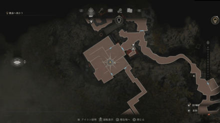 鍵のかかったタンス1マップ