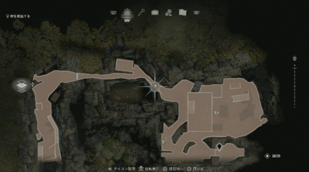 チャプター6の貴族人形マップ