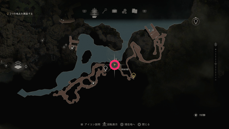 黄金の卵の受注場所マップ