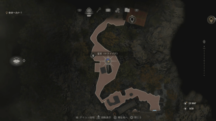 サファイアのマップ