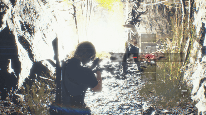 寄生体ガナードは閃光手榴弾で一撃