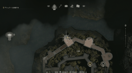 チャプター8の貴族人形マップ