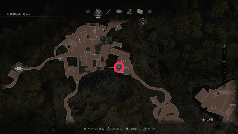 獰猛な狂犬の受注場所マップ