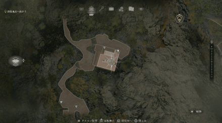 チャプター5のイエローハーブのマップ場所