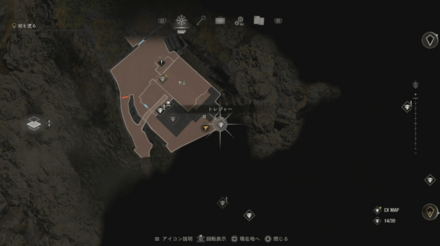 蛍石の髪飾りのマップ