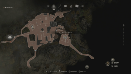 ヴェルベットブルーのマップ