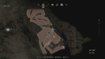 赤石の指輪のマップ