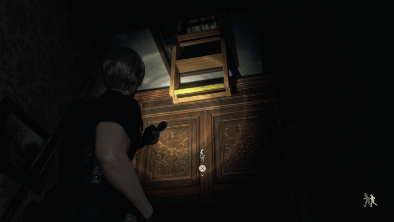 村長の家の2階へ行き、アシュリーを持ち上げる