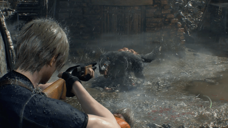 中央広場にいる獰猛な狂犬を撃破