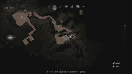 小さな鍵の場所1マップ