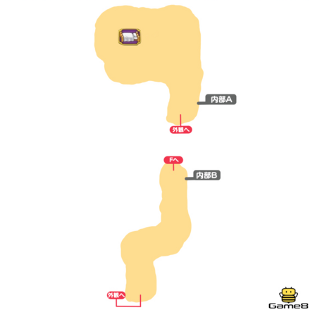 山肌の道内部AB