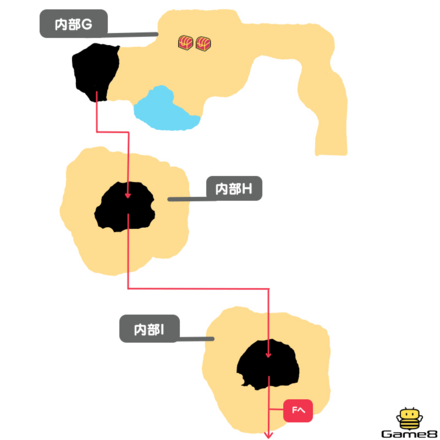 山肌の道内部GHI