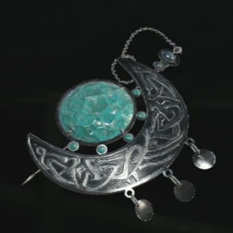 蛍石の髪飾り画像