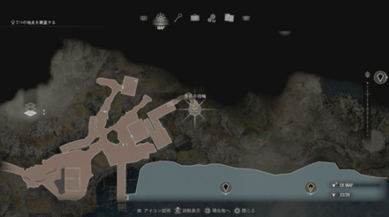 赤石の指輪のマップ