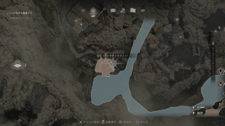 アレキサンドライトのマップ