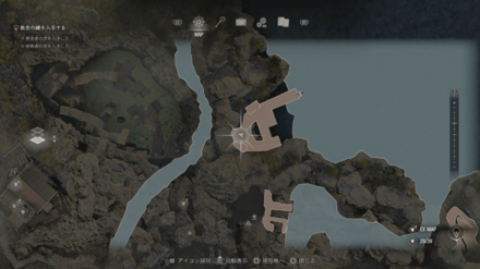 不義の神像のマップ