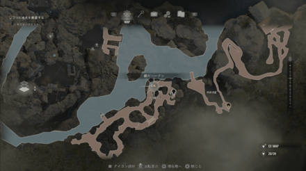 銀のトークンのマップ