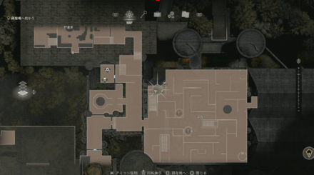 チャプター9の貴族人形マップ