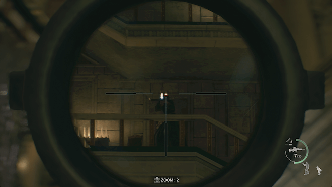 ボウガン持ちをライフルで狙撃