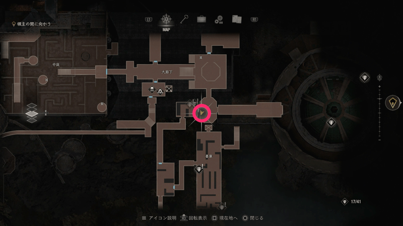 残忍な騎士の受注場所マップ