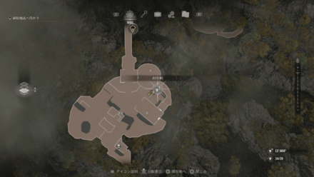 村の祠の場所4マップ