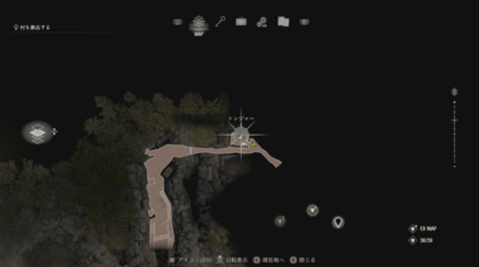 苦役の金杯のマップ