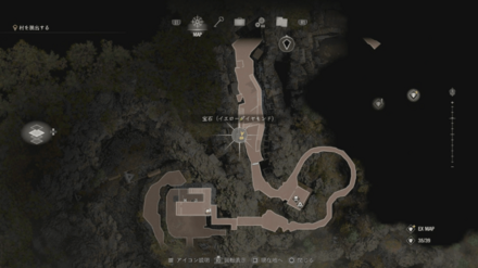 イエローダイヤモンドのマップ