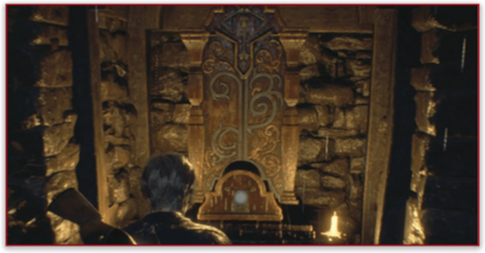 村の祠と鍵の場所