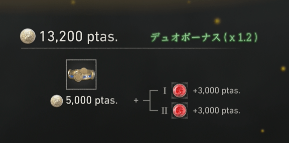 トレジャー組み合わせボーナスとは