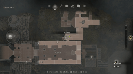 金の腕輪のマップ