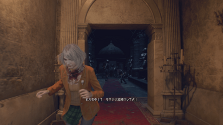 最後はランタンがなくなるので走って逃げる