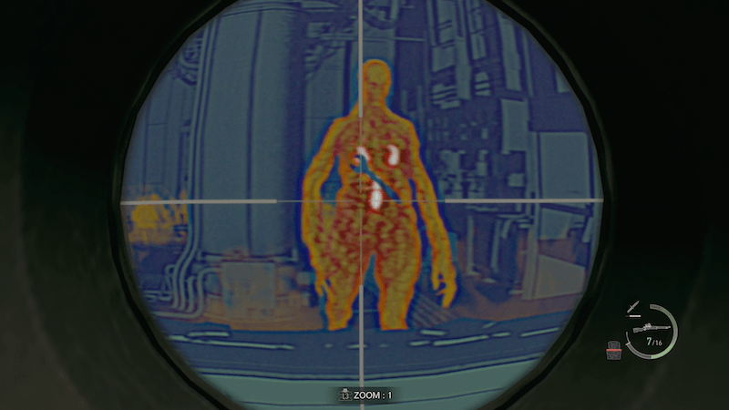 特殊スコープを使ってリヘナラドールを見る