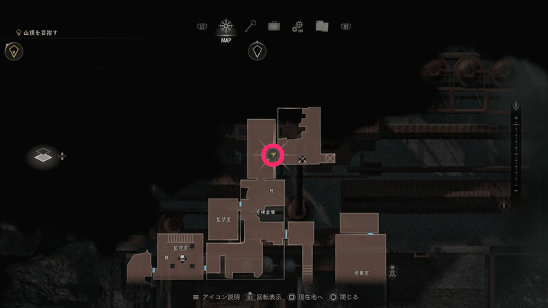 青いメダリオンの破壊5の受注場所マップ