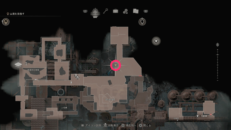 哀れな徘徊死体の受注場所マップ