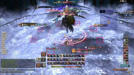 エクスフロスト発動画像