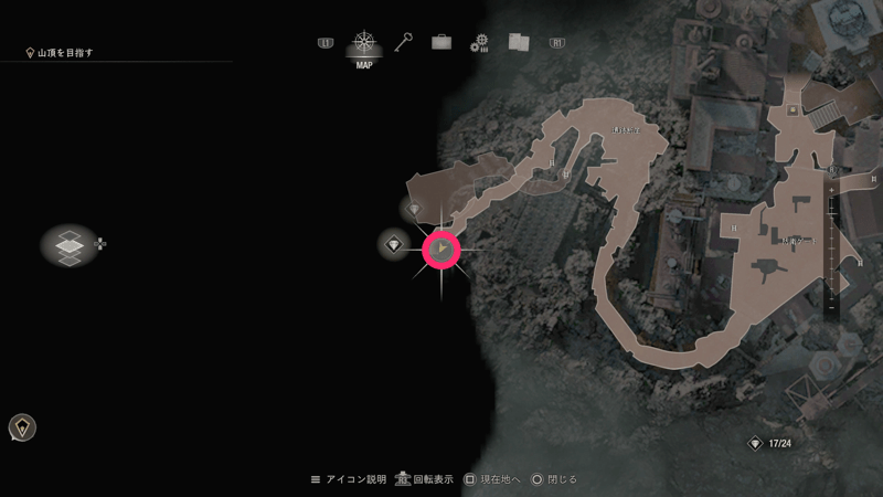 青いメダリオンの破壊6の受注場所マップ