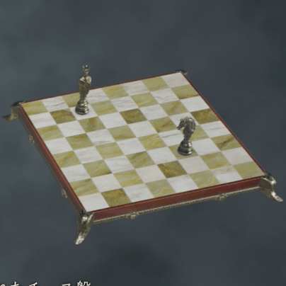 装飾されたチェス盤画像