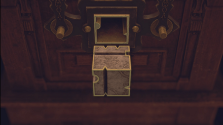 立方体のオブジェの向き