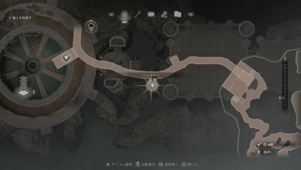 レッドベリルのマップ